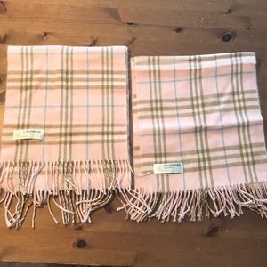Two 100% Cashmere Scarves
